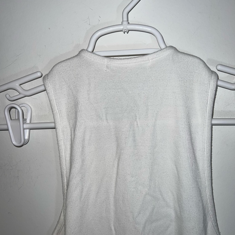 Joah Brown Lace Up Crop Tank small medium - Picture 13 of 14